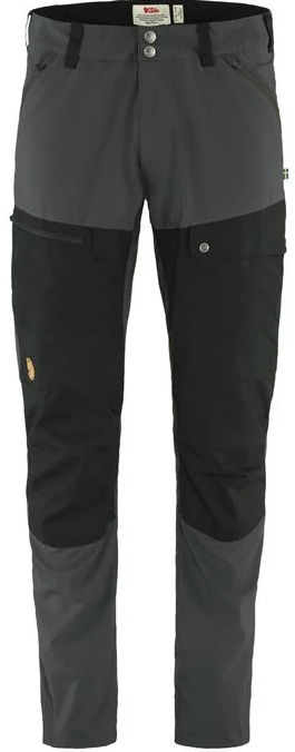 FjallRaven Abisko Midsummer Trousers Regulars men's trousers - Dark Grey/Black