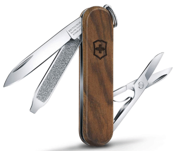 67. Victorinox Classic SD Wood pocket knive 5 functions - Image 7