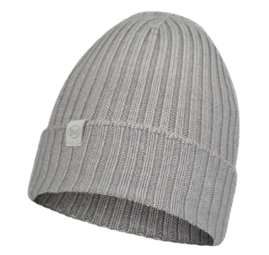 Buff Knitted Hat Norval Light Grey