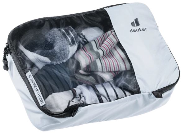 Deuter mesh Zip Pack 3 Tin/Black - Image 4