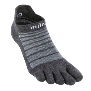 Injinji Run Lightweight No-Show Wool socks