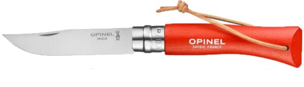 Opinel No.7 RVS Colorama pocket knive - beechwood - Image 4