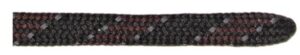 Barth laces Bergsport halbr. - Dark Grey/Red Striped