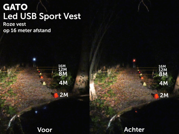 Gato sports LED USB sport vest - Image 10