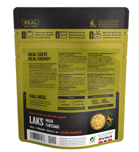 Drytech RFM Creamy Salmon with Pasta field meal - Image 4