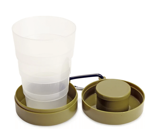Kikkerland Collabsible Tumbler W Pill Compart - Image 4