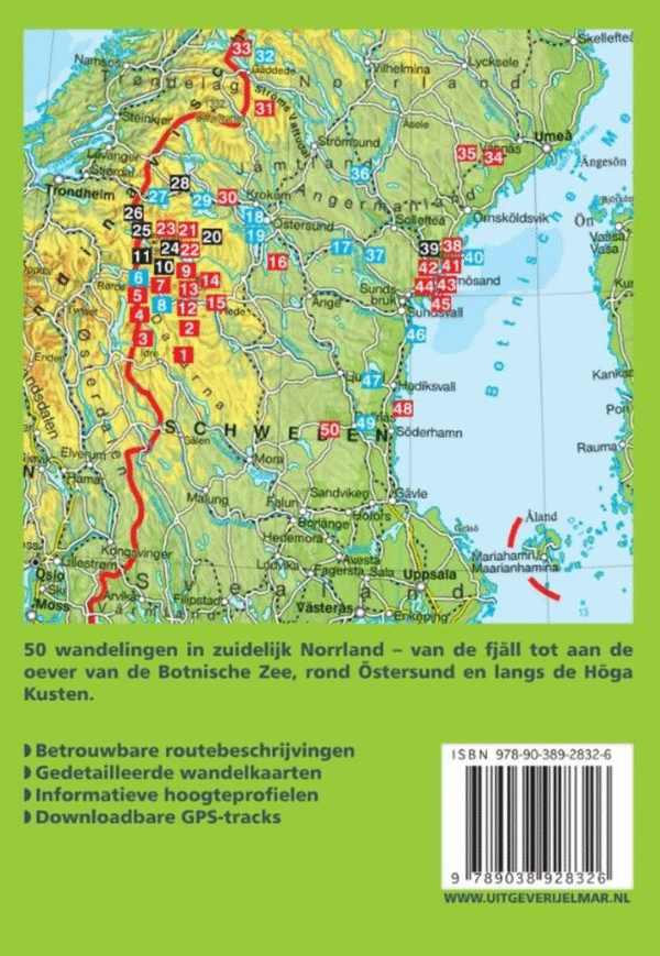 Rother hiking guide Midden-Sweden - Image 4