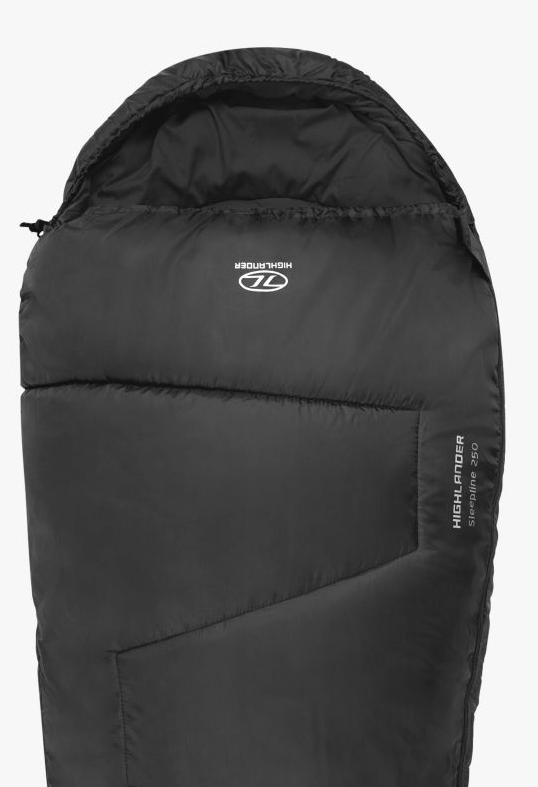 Highlander Sleepline 250 Mummy Charcoal sleeping bag - Image 4