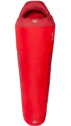Highlander Serenity 450 Mummy sleeping bag - Red