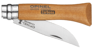 Opinel No.6 Carbon pocket knive - beechwood