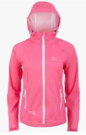 Highlander Stow & Go Packaway rain jacket