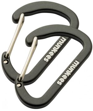 Munkees Flat Wiregate Carabiner 2 pieces
