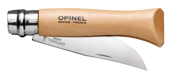 Opinel No.9 RVS Inox pocket knive - beechwood - Image 4