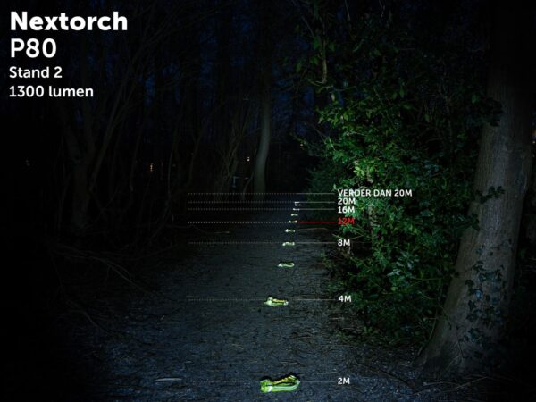 Nextorch P80 LED 1300 Lumen USB flashlight - Image 10