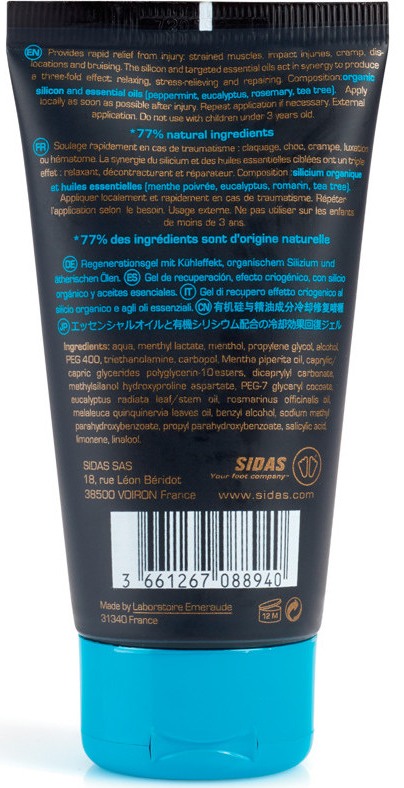 Sidas Recovery Cryo gel 75ml neutral - Image 4