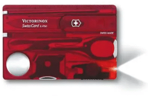 Victorinox SwissCard Lite transp.red 13 functions