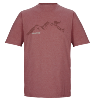 Killtec KOS 365 herenshirt - Helles ziegelrot