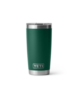 Yeti Rambler 20oz Tumbler MS - Black Forest Green