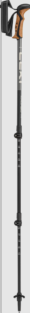 Leki Khumbu Lite wandelstokken - Black-Pale-clay-light-Dark-anthracite