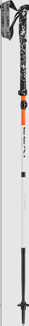 Leki Skysolo FX Carbon wandelstok - Black/White/Neonorange