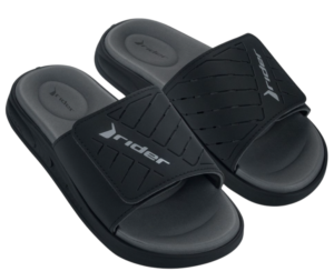 Rider R Soft Plus Slide AD herenslipper - Black/Black/Grey