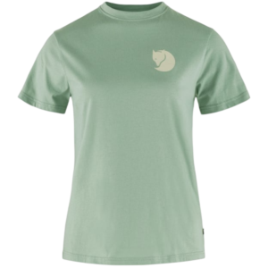 FjallRaven Fox Boxy Logo Tee damesshirt - Misty Green