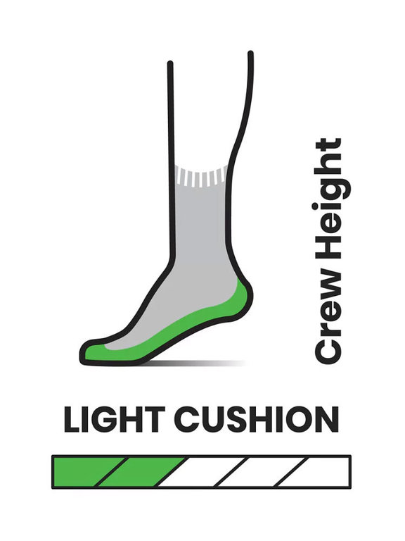 Smartwool Hike Light Cushion Bison Crew Sokken - Image 3