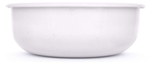 Barebones Enamel Bowl - Soft White