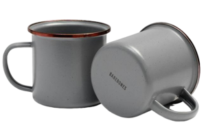 Barebones Enamel Cup Set - Slate Grey