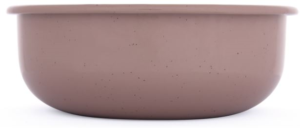 Barebones Enamel Bowl - Dusty Rose