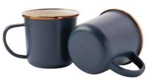 Barebones Enamel Cup Set - Two Tone Blue