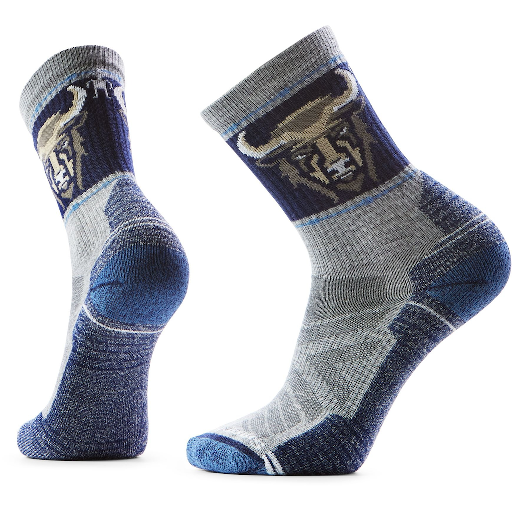Smartwool Hike Light Cushion Bison Crew Sokken - Light Gray