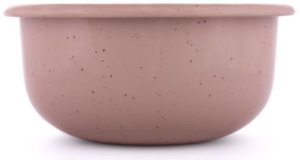 Barebones Enamel Side Bowl - Dusty Rose