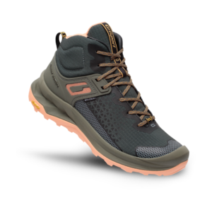 Grisport Explorer Mid dameswandelschoen - Green/Peach