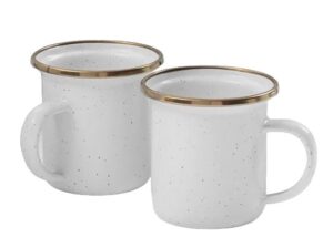 Barebones Enamel Espresso Cup - Eggshell
