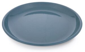Barebones Enamel Plate - Smokey Blue