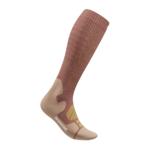 Bauerfeind Merino Compression damessok - Coral