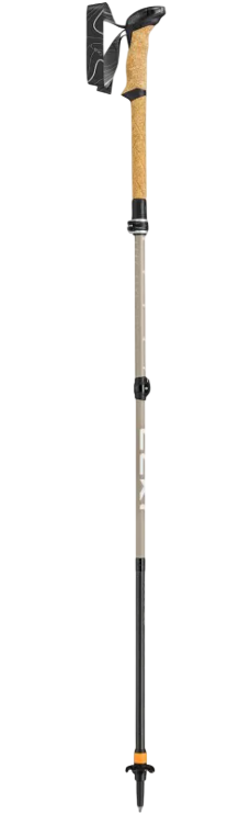 Leki Makalu FX Carbon AS Compact wandelstok - Pale-clay-light/white/black
