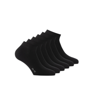 Rohner Sneaker Bamboo sokken driepack - Black