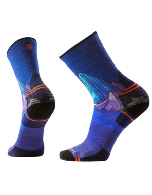 Smartwool Hike Mountain Myth Print Crew herensokken - Deep Navy