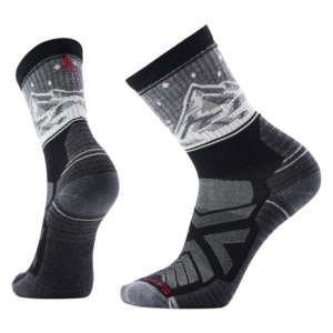 Smartwool Hike Light Cushion Valley View Crew herensokken - Black