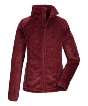 Killtec KOW 56 damesfleecevest - Bordeaux