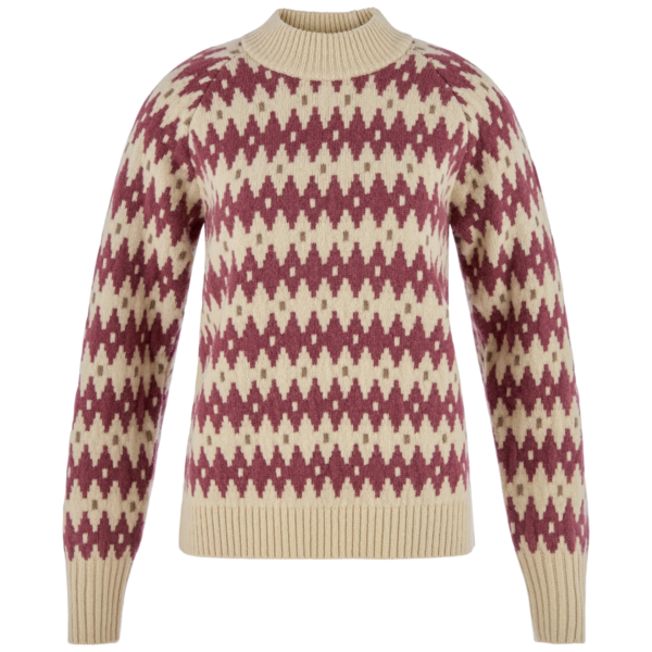 FjallRaven Övik Jacquard Knit damestrui - Image 4