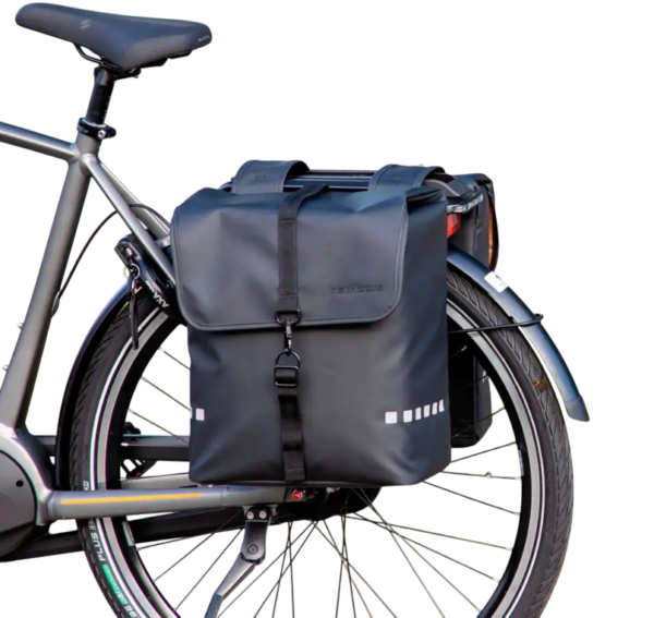 New Looxs fietstas dubbel Odense black 39L - Image 6