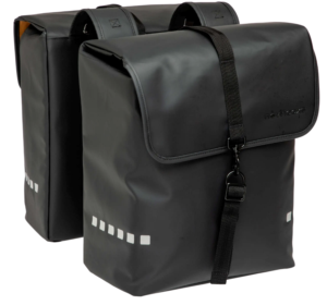 New Looxs fietstas dubbel Odense black 39L - Black
