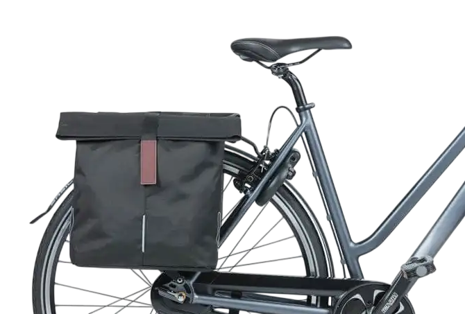 Basil fietstas dubbel City zwart 28-32L - Thumbnail Image 5